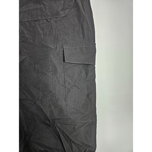 Clothin Mens Elastic Waist Travel Stretch Cargo Pant Quick Dry Black XL 30L - Picture 6 of 7